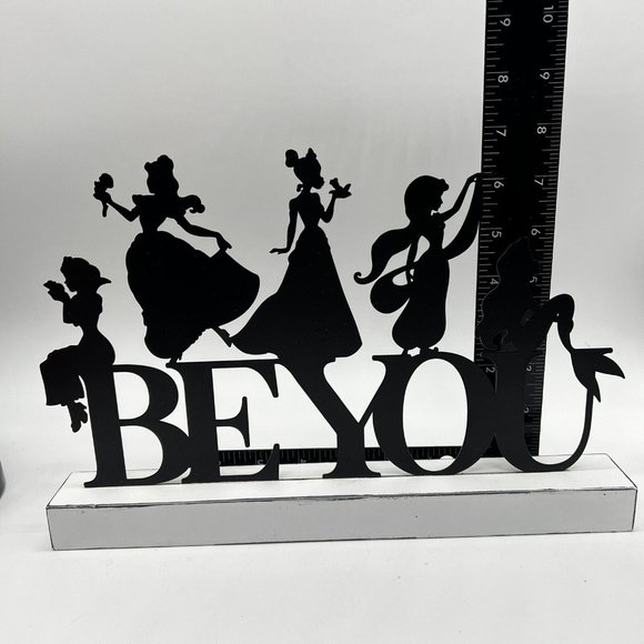 Open Road Brands Disney Princess Be You Tabletop Decor “Be You" - Picture 3 of 3
